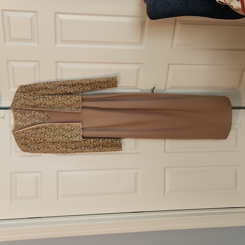 Dress with jacket - floor length